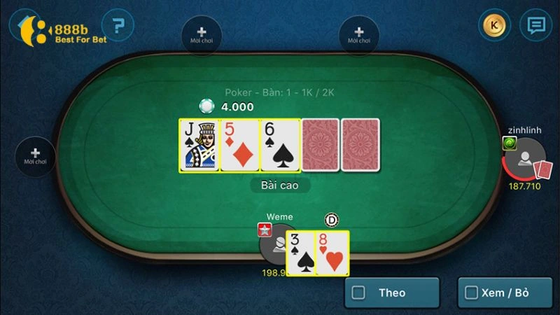 Cách đoán bài trong game poker tăng xác suất thắng đến 90%