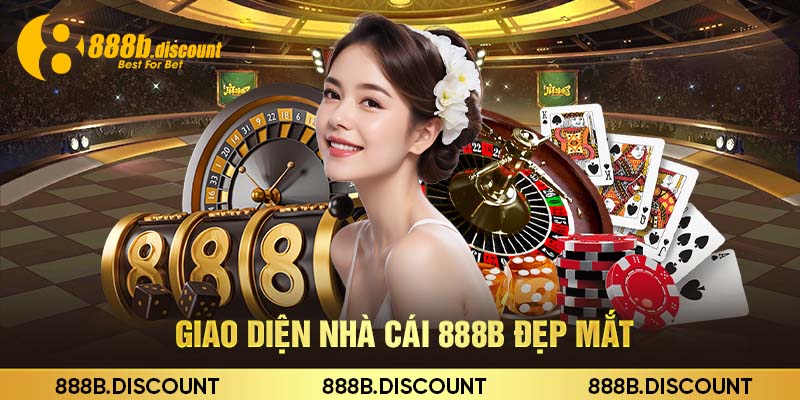 Giao diện nhà cái 888b đẹp mắt